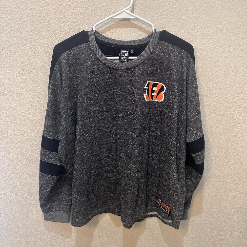 Cincinnati Bengals Womens NFL Spirit Jersey Sweatshirt XL Football Lightweight